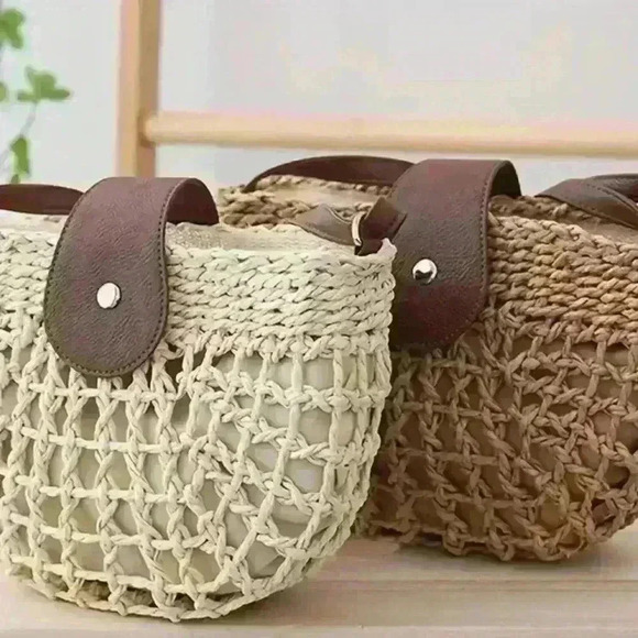 Mini woven crossbody bag - Picture 6 of 6